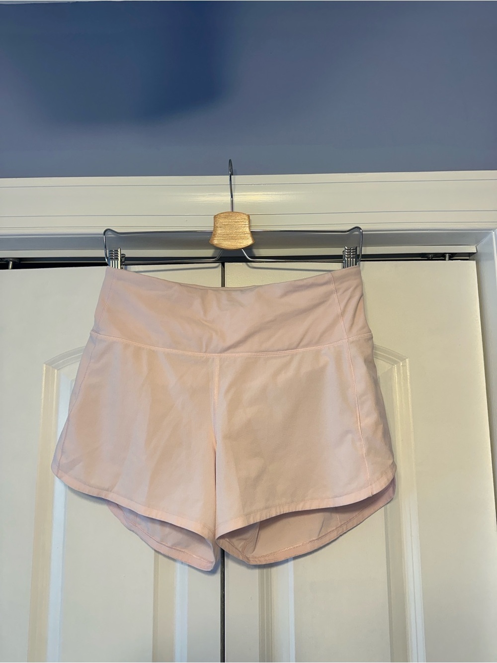 lululemon athletica Light Pink High-Rise Running Shorts